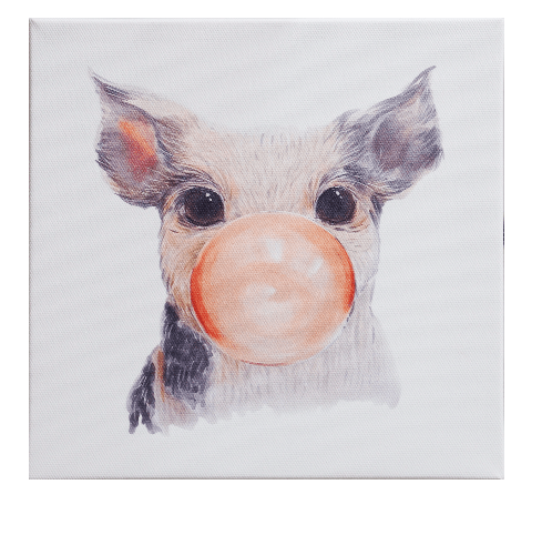 รูปภาพพิมพ์ผ้าใบ Animals C2020-10ขนาด 30x20ซม. (ก.xส.) NICE (รูป สัตว์ต่างๆ)