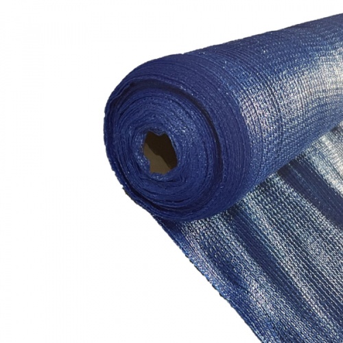 POLLO สแลน HDPE รุ่นSH3212-60 ขนาด2x50ม. 50%(สามเข็ม) สีน้ำเงิน