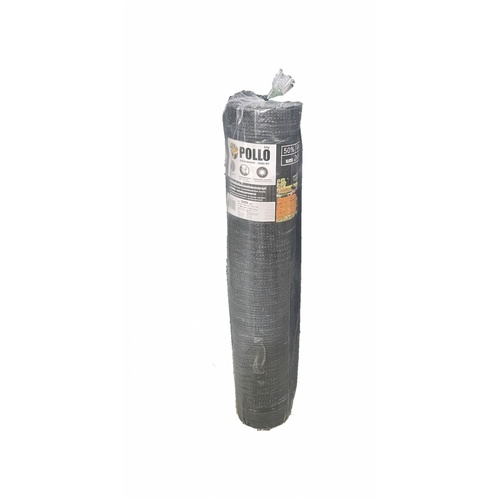 POLLO สแลน HDPE รุ่นSH3213-60 ขนาด2x50ม. 50%(สามเข็ม) สีเทา