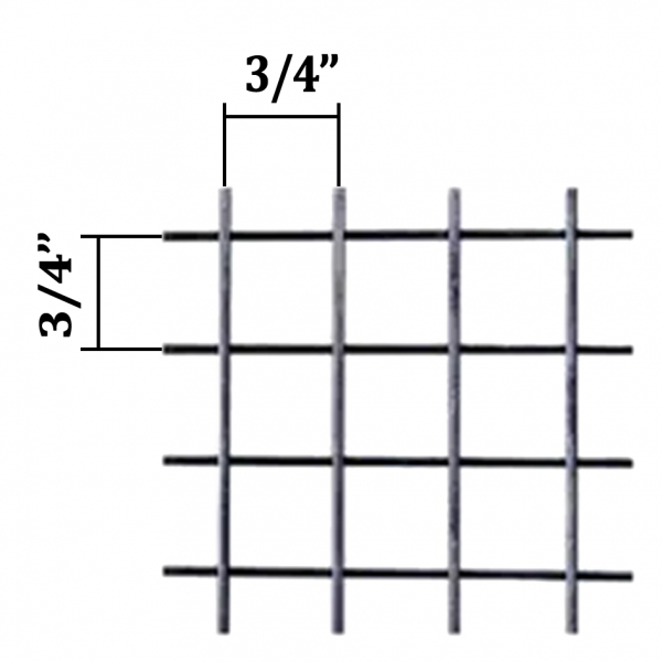 ปืนใหญ่  ตาข่ายสี่เหลี่ยม SQ-23-1 ตาห่าง 3/4นิ้ว ขนาด 0.90x10เมตร