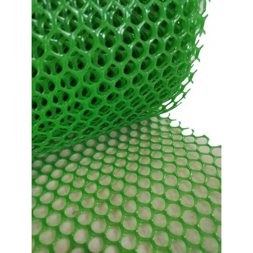 POLLO ตาข่ายพลาสติก หกเหลี่ยม 12MM 30x0.9M. รุ่นPQS-2019-1 สีเขียว