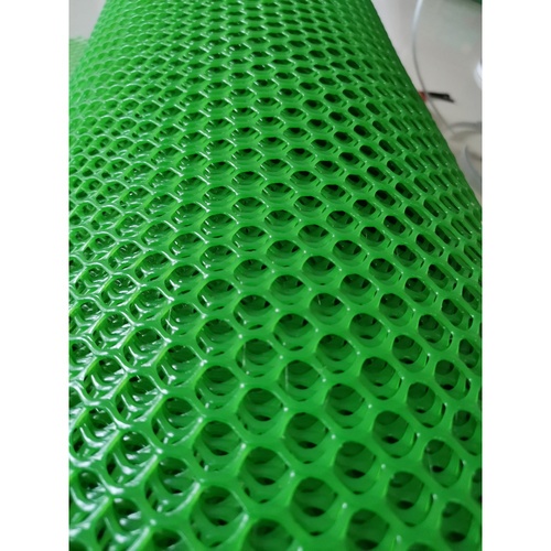 POLLO ตาข่ายพลาสติก หกเหลี่ยม 12MM 30x0.9M. รุ่นPQS-2019-1 สีเขียว