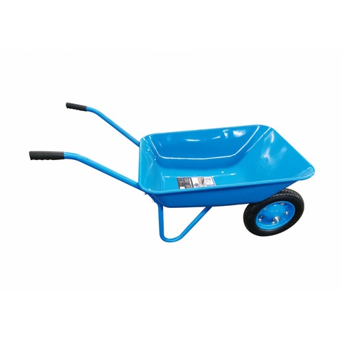 TUF รถเข็นปูนล้อคู่ (ล้อลม) รุ่น WB6204S ขนาด 600x1390x535mm. (รับน้ำหนัก100kg.) สีน้ำเงิน