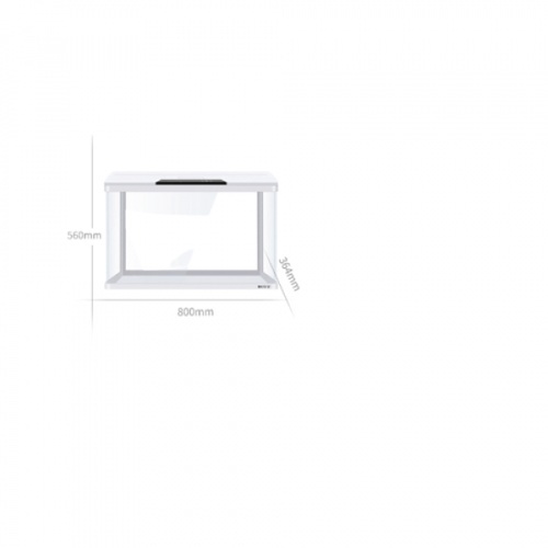ตู้ปลารุ่น HG-800 ขนาด 80x36x79CM สีขาว