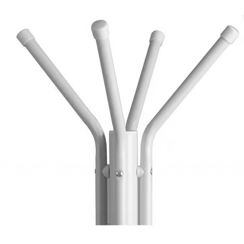 SAKU ที่แขวนหมวกและเสื้อ 3 ชั้น รุ่น JD01 ขนาด 45×45×175ซม. สีขาว