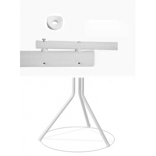 SAKU ที่แขวนหมวกและเสื้อ 3 ชั้น รุ่น JD01 ขนาด 45×45×175ซม. สีขาว