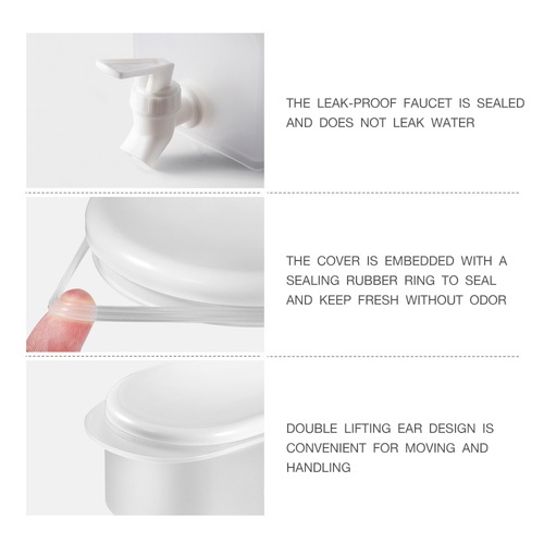 GOME โหลน้ำผลไม้พลาสติก 11x25x18ซม. BOZO-PP