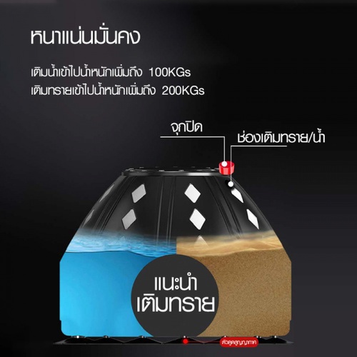 4TEM เป้าชกมวยตั้งพื้น ขนาด 30x63x180ซม. รุ่น AB-006 สีดำ-แดง