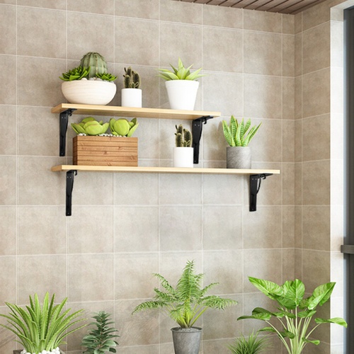 ฉากรับชั้น ขนาด18X24X1ซม. รุ่น LW06-BK  สีดำ