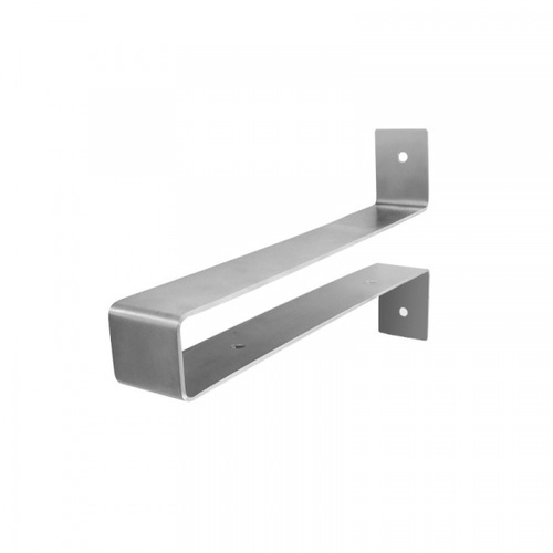 ฉากรับชั้นสแตนเลส ขนาด30X12X1ซม. รุ่น LW12-ARG  สีเงิน