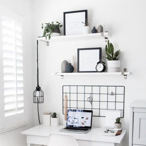 ฉากรับชั้นสแตนเลส ขนาด30X12X1ซม. รุ่น LW12-ARG  สีเงิน