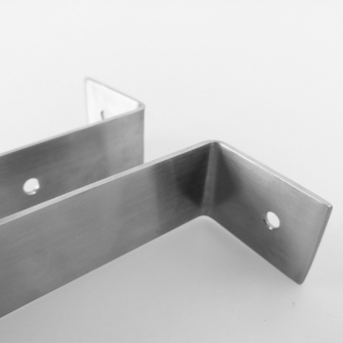 ฉากรับชั้นสแตนเลส ขนาด30X12X1ซม. รุ่น LW12-ARG  สีเงิน