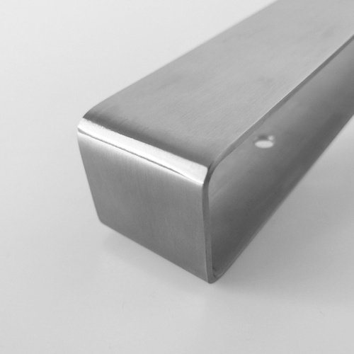 ฉากรับชั้นสแตนเลส ขนาด30X12X1ซม. รุ่น LW12-ARG  สีเงิน