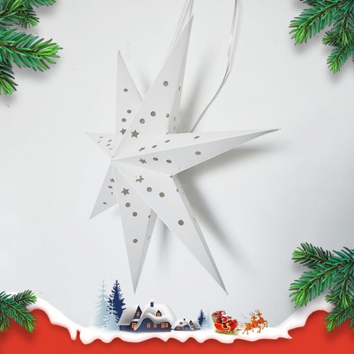 COZY ไฟประดับตกแต่งคริสต์มาส  ขนาด 30×30ซม. รุ่น SY07 สีขาว