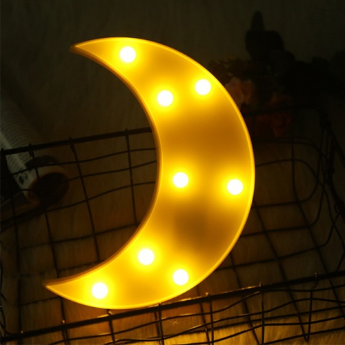 COZY LEDไฟตกแต่งรูปดวงจันทร์ ขนาด 18×24.5×3 ซม.  รุ่น FM10 สีเหลือง 