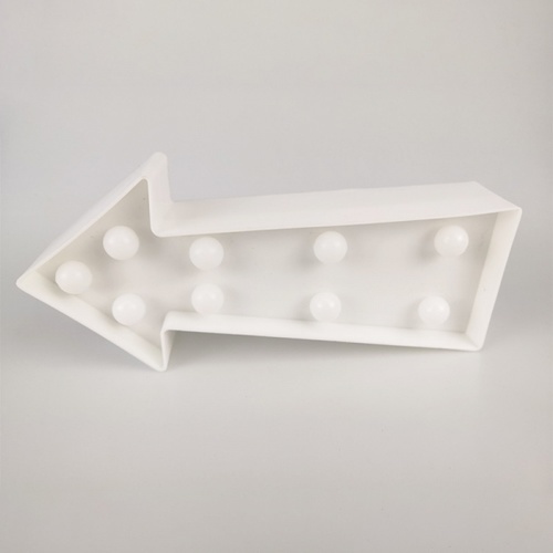 COZY LEDไฟตกแต่งรูปลูกศรชี้ ขนาด 10.5×23×4.8 ซม.  รุ่น FM25 สีขาว