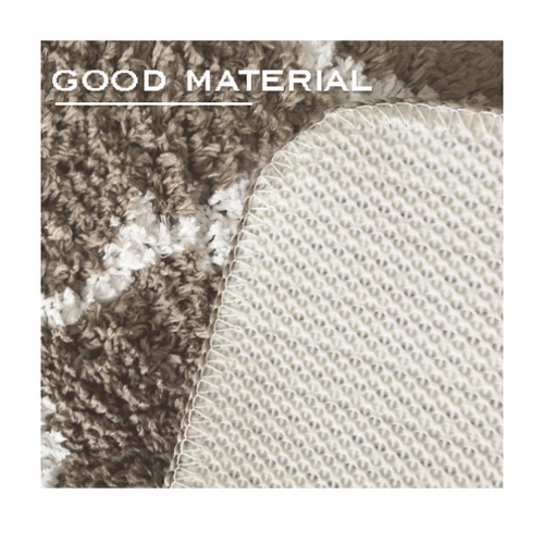 COZY พรมเช็ดเท้า 40×60×1.5cm. รุ่น JHX-21 สีน้ำตาล 
