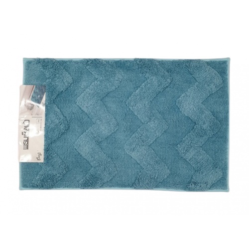 COZY พรมเช็ดเท้า 50×80×2.2ซม. รุ่น DK20 สีฟ้า
