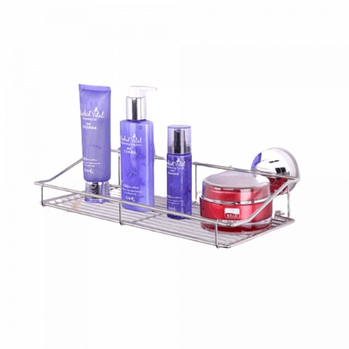 ชั้นวางของสเตนเลส แบบดูดติดผนัง รุ่น ZXYC003 ขนาด 15 x 35 x 13.5 cm.