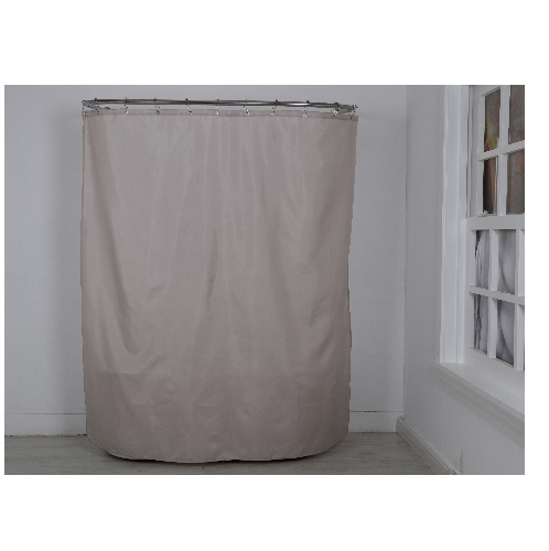 Primo ม่านห้องน้ำโพลีเอสเตอร์ รุ่น DDF010-IV ขนาด 180x180 ซม. สีเบจ