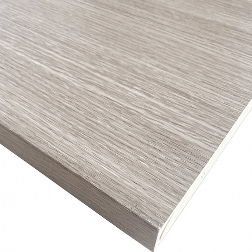 WELLINGTAN ประตู WPC รุ่น WPC-05 (สำหรับใช้ภายใน) บานทึบเซาะร่องดำ ขนาด 80x200 ซม. สีBlack walnut & Brown Oak (ไม่เจาะลูกบิด)