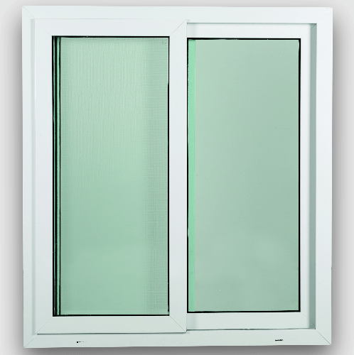 WELLINGTAN បង្អួចរុញ UPVC SS SWG1011 100x110cm. ពណ៌ស