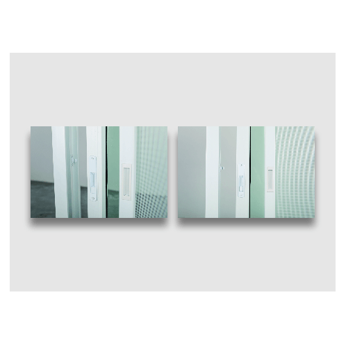 WELLINGTAN หน้าต่างไวนิล บานเลื่อน SS SWG1011 L1 100x110ซม. สีขาว พร้อมมุ้ง