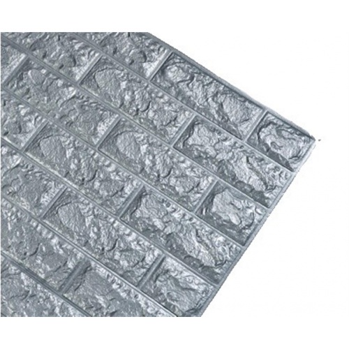 TAPIO วอลเปเปอร์ติดผนัง รุ่น Brick BMX001-LGY ขนาด 70x77ซม. สีเทา