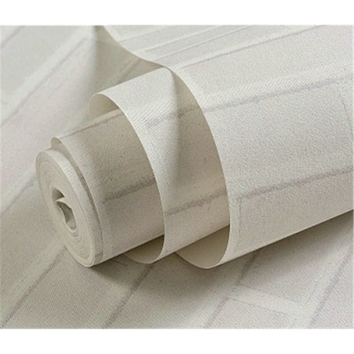 TAPIO วอลเปเปอร์แบบมีกาว 45x1000ซม. ลายอิฐ BYD003 สีขาว