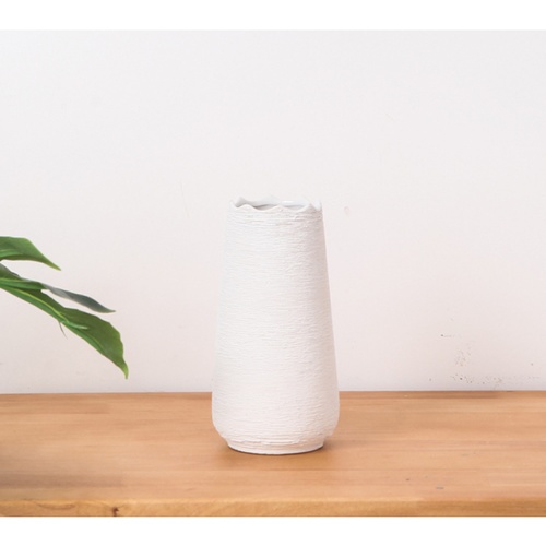 COZY แจกันตกแต่ง Size S QM031 สีขาว