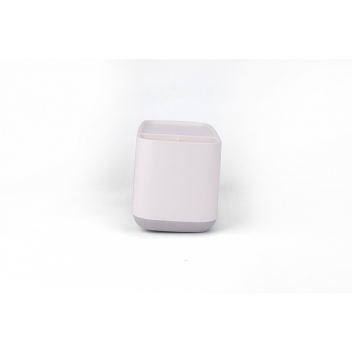Primo กล่องใส่กระดาษชำระม้วนเล็ก พร้อมที่เก็บของ รุ่น BCQ19   สีขาว