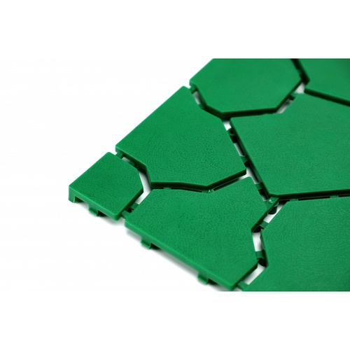 Primo แผ่นกันลื่นPVCลายหินใหญ่ (4ชิ้น/แพ๊ค) รุ่น Mountain BYF001-GN ขนาด 30×30 ซม. สีเขียว