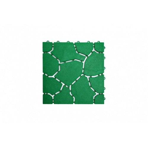 Primo แผ่นกันลื่นPVCลายหินใหญ่ (4ชิ้น/แพ๊ค) รุ่น Mountain BYF001-GN ขนาด 30×30 ซม. สีเขียว