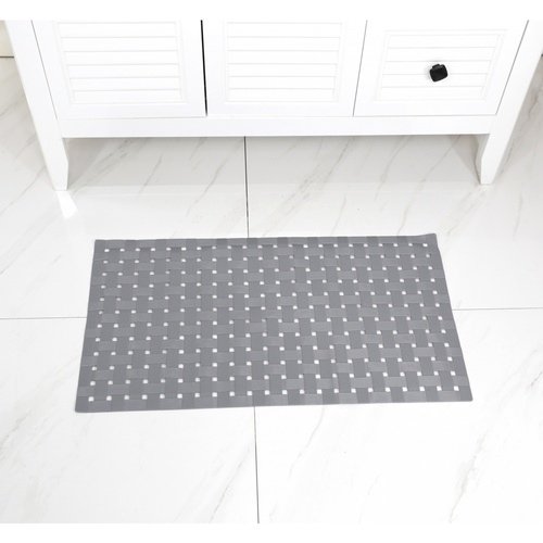 Primo พรมกันลื่น PVC ขนาด  35x71 ซม. รุ่น EDJJ06-GY สีเทา