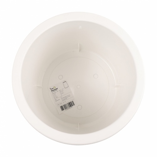 Tree’O กระถางต้นไม้พลาสติก รุ่น 6KD9976N-WH ขนาด XL สีขาว