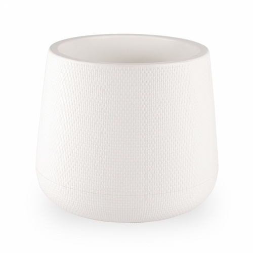 Tree’O กระถางต้นไม้พลาสติก รุ่น 6KD2214-WH ขนาด M สีขาว