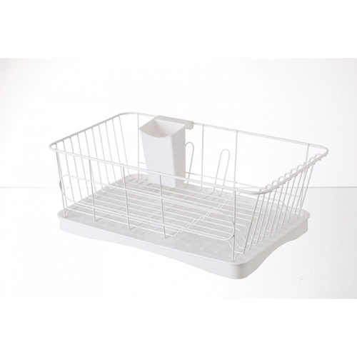 GOME ที่คว่ำจาน 25.3x43x15 ซม. PRO KITCH01 สีขาว