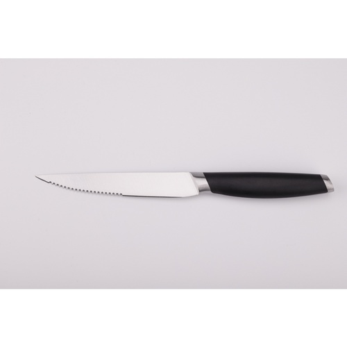 ADAMAS มีดสเต็กด้ามดำ 5 นิ้ว KESH10