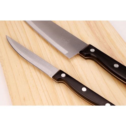 ADAMAS ชุดมีดพร้อมเขียงไม้ 3 ชิ้น KESH13