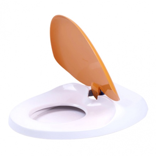 Verno ฝารองนั่ง2ชั้น V shanpe รุ่น LPF-207 สีส้ม+ขาว