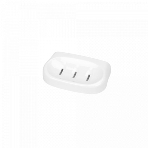 Primo ที่วางสบู่ พลาสติก รุ่น DLS001 ขนาด 13x8.7x3.3 ซม.สีขาว