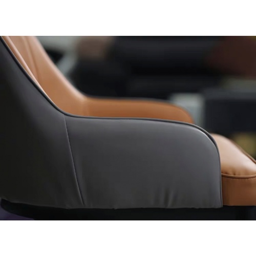 PULITO เก้าอี้รับประทานอาหาร รุ่น RADIATA ขนาด 44x46x89 ซม. สีน้ำตาล-เทา (1/2)