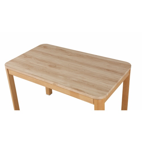DELICATO โต๊ะอาหาร รุ่นKD-LW12070 ขนาด 120x70x75 ซม. สีไม้ธรรมชาติ