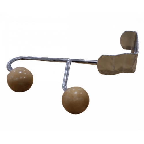 Iris ขอแขวนผ้าสแตนเลส 2 ขอ รุ่น GZC040   สีน้ำตาล