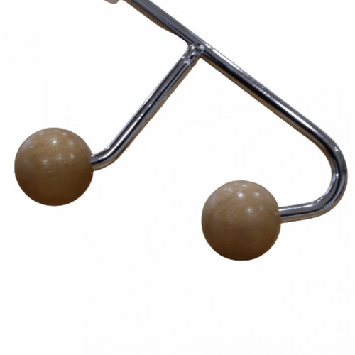 Iris ขอแขวนผ้าสแตนเลส 2 ขอ รุ่น GZC040   สีน้ำตาล