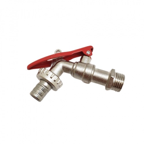 VERO ก๊อกน้ำสนามด้ามแดงมีล็อค 1/2