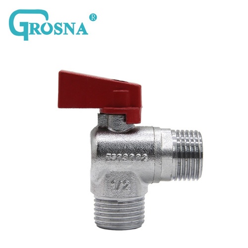 GROSNA มินิบอลวาล์วฉาก ผผ. 1/2 รุ่น GR702