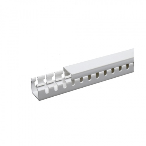 V.E.G. รางเก็บสายไฟ PVC แบบโปร่ง 40x40 มม. 2เมตร รุ่น CMT-4040-2MW สีขาว