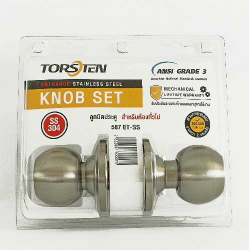 TORSTEN ลูกบิดห้องทั่วไป สเตนเลส-304 รุ่น TTJ587-K304-SS สีสเตนเลส