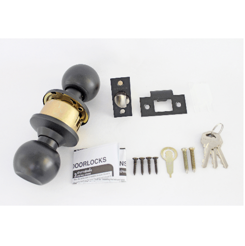 TORSTEN ลูกบิดห้องทั่วไป สเตนเลส-304 รุ่น 587 ET-MB สีดำ